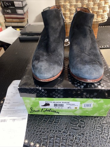 Sam Edelman Petty Black Suede 8.5 Women’s Shoes Nordstrom - 第 1/15 張圖片