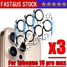 For iPhone 16 15 14 12 11 Pro Max Tempered Glass Camera Lens Cover Protector LOT