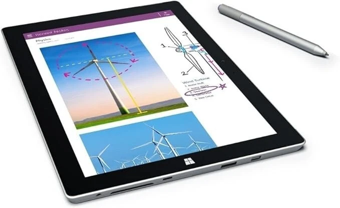 Tablet Microsoft Surface 3 2 GB 64 GB W10 WiFi LTE 10,8 pulgadas plateada buen estado Foto 3 de 4
