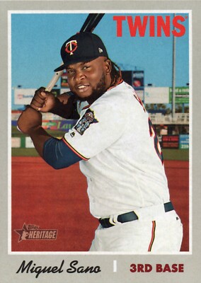 Sano　0226 2019 Topps Heritage Chrome #THC-226 MIGUEL SANO Minnesota