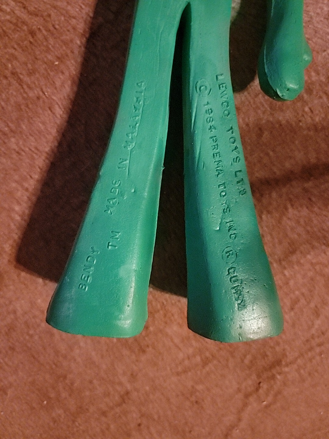 RARE Vintage Gumby 1984 Original Lewco Toys Prema 12" Figure Bendable
