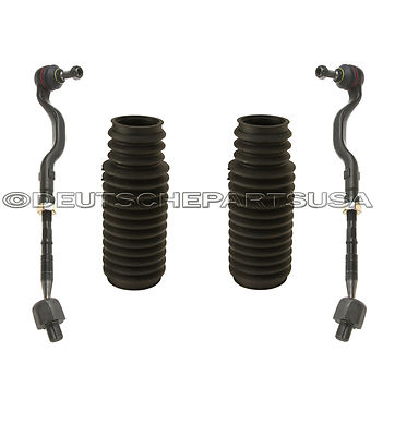 FEBI BILSTEIN / LAIPZ Front Tie Rod & Steering Rack Boot Kit (L+R) For BMW E46 325i, 330i – 4 Pieces, 1 Year Warranty
