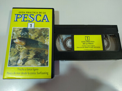 Guia Practica de la Pesca Trucha lance ligero Surfcasting - VHS Cinta Español