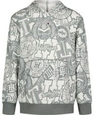 Tommy Hilfiger, Little Boys Homecoming All Over Print Hoodie, Monument, 2T