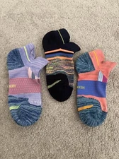 3 pairs Bombas Ankle running Socks size M