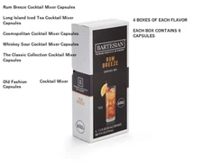 18 Boxes (8  per box ) of 6 flavors of Bartesian Capsules (total 144 capsules)