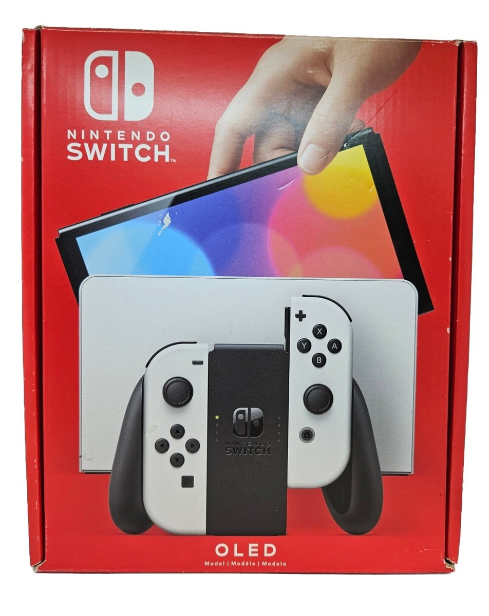 Nintendo Switch OLED Model HEG-001 Handheld Console - 64GB - White
