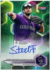 2023 Bowman's Best - Best of 2023 Autographs Green /99 #B23-ST Sterlin Thompson