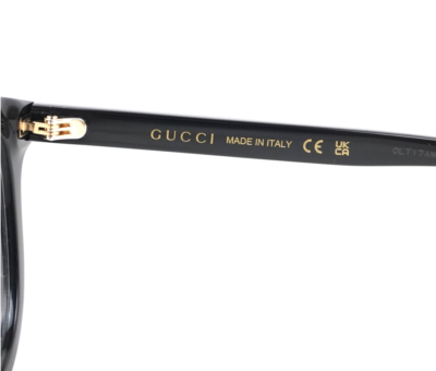Final Price! Gucci GG1687O 001 Black Eyeglasses 52mm Authentic Gucci EyeGlasses GG1687O 001 Black Full Rim  main image 4