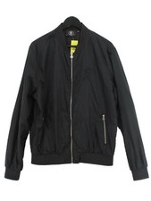 Gym King (gk) Women's Jacket Xl Black Polyester With Viscose Bomber Jacket