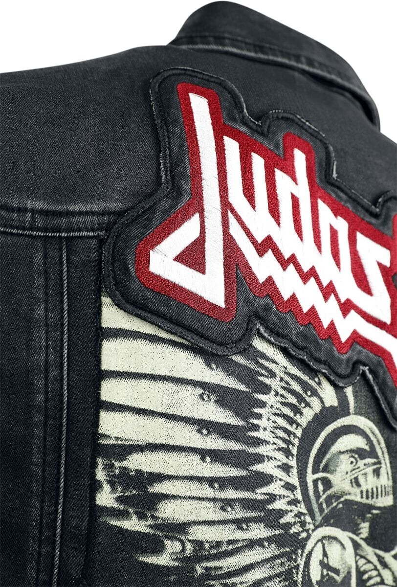 Judas Priest Battle Vest Jacket Thrash Metal Rock Band Sleeveless
