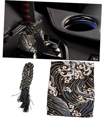 YAKEFLY Universal Shift Boot Cover,Japanese Element Gear Shifter Knob Waves