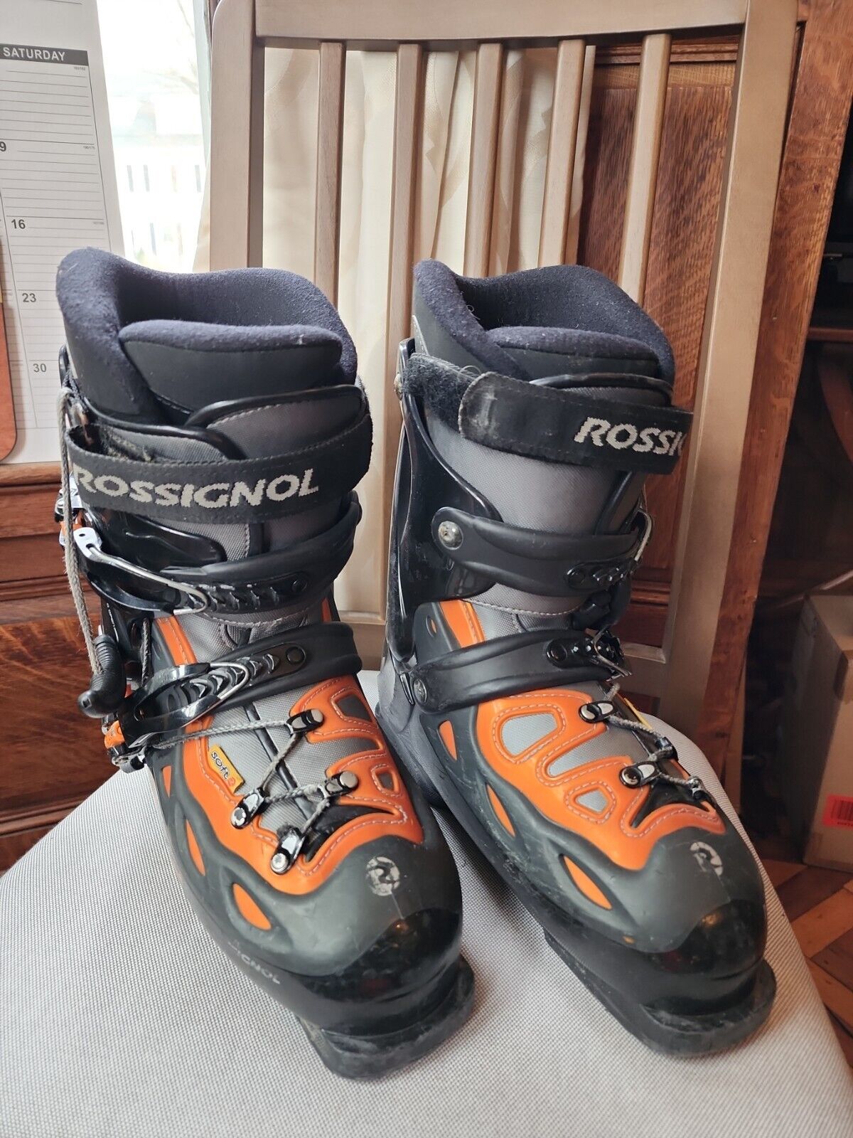 Rossignol Soft Light 3 Cockpit Ski Boots Men's 7.5 25.5 Downhill All  Mountain