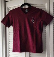 WB Studios Vintage 1998 Bugs Bunny Embroidered Fitted Tee Medium Maroon