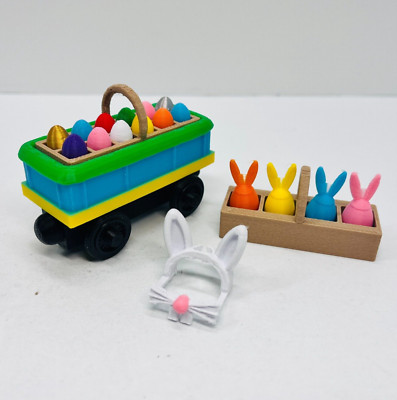 Wooden Railway  Compatible Easter Egg Train  Custom for Thomas Train Tracks