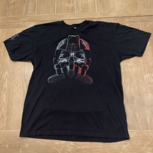 Warrior Culture Gear Black Squadron Star Wars Battle of Yavin T-Shirt Größe XL