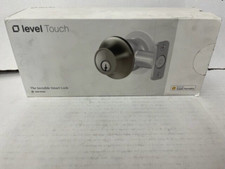 Level Touch Invisible Smart Lock With Apple HomeKit, Satin Nickel- NEW IN BOX
