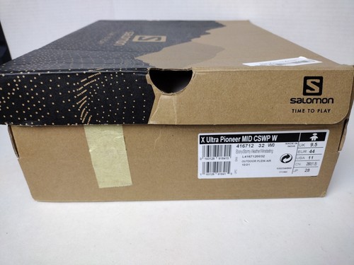 Salomon NIB Women's X Ultra Pioneer Mid Waterproof Hiking Boots Ebony Sz. 9.5 - Picture 13 of 15