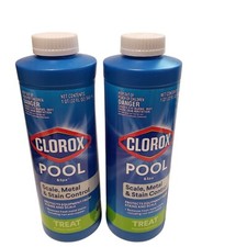 Lot Of 2 Clorox Pool & Spa Treat Scale, Metal...