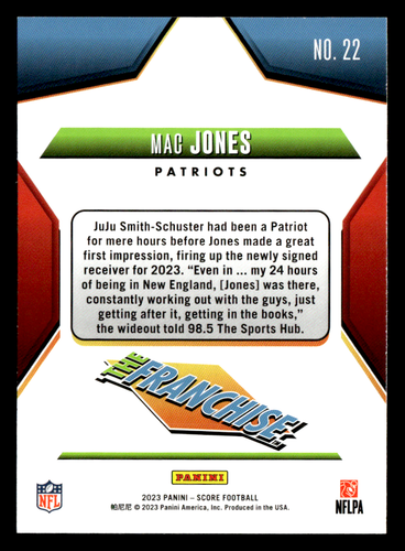 2023 Panini NFL Score Inserts - choose / pick your single base INSERT cards - Picture 56 of 68