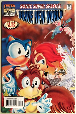SONIC The HEDGEHOG SUPER SPECIAL Comic Book 1997 #2 BRAVE NEW WORLD Bagged NEW