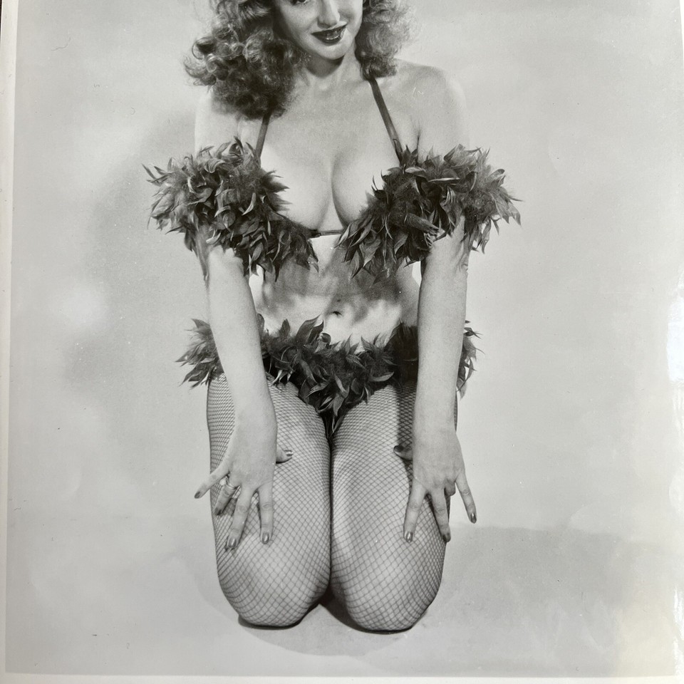 Vtg Lynne O’Neill The Garter Girl Fan Club Photo And Letter Burlesque