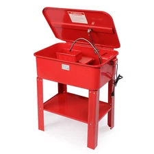 20 Gallon Parts Washer Auto Garage Large Parts Duty Electric Solvent Steel