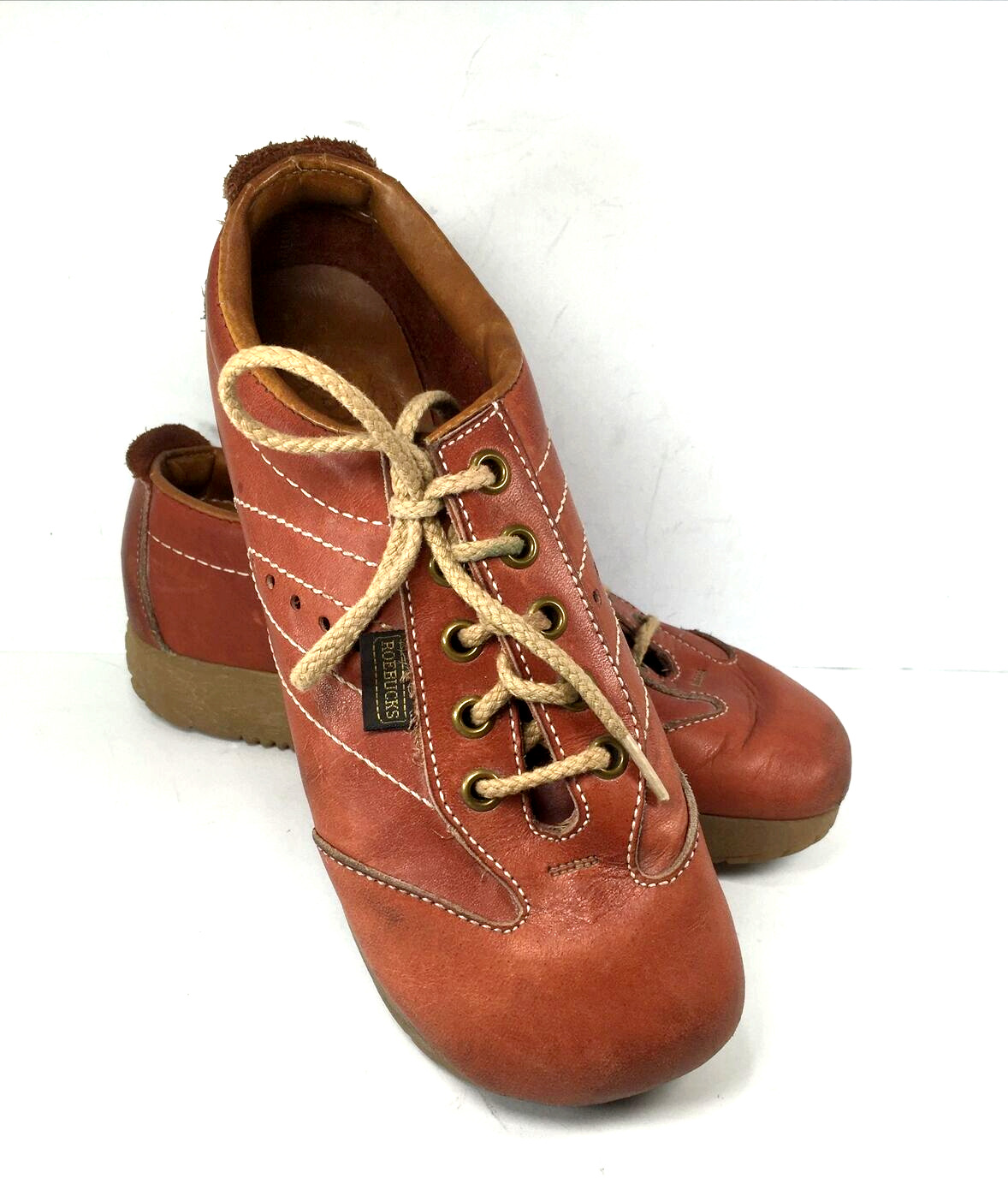 Sears Roebucks Vintage Womens Brown Leather Shoes… - image 4