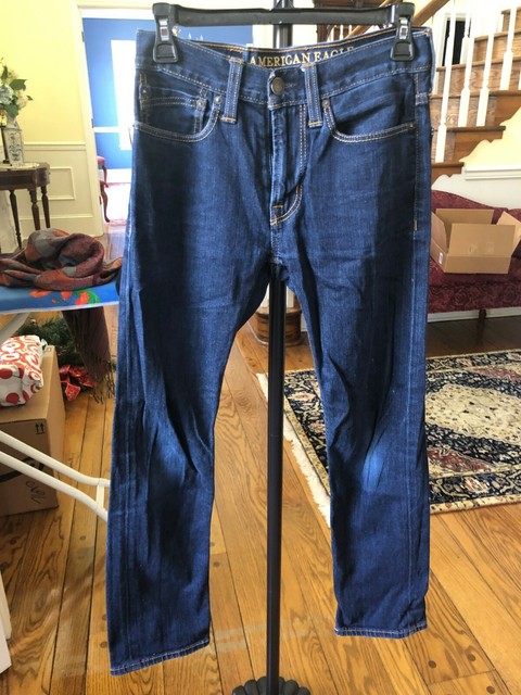 American Eagle Mens Jeans Size 26 x 28 Slim Core Flex Medium Wash | eBay