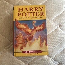HARRY POTTER AND THE ORDER OF THE PHOENIX by J. K. Rowling Hardback Book The