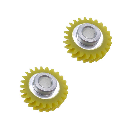 2 pz Mixer Fibra Worm Ingranaggio per KitchenAid W101123/1491159 AP4295669 - Foto 4 di 4