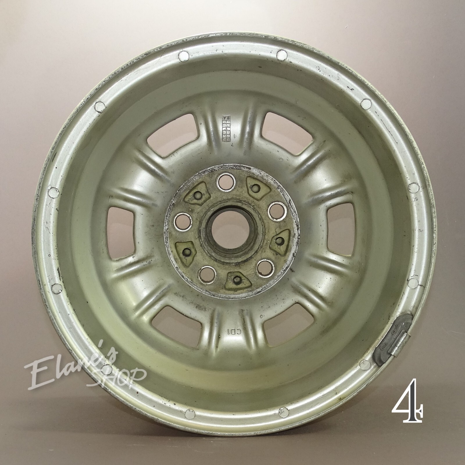 4 WHEEL Ferrari Cromodora 14x6.5 Used EUC 5 Bolt Date Code 76 RIMS