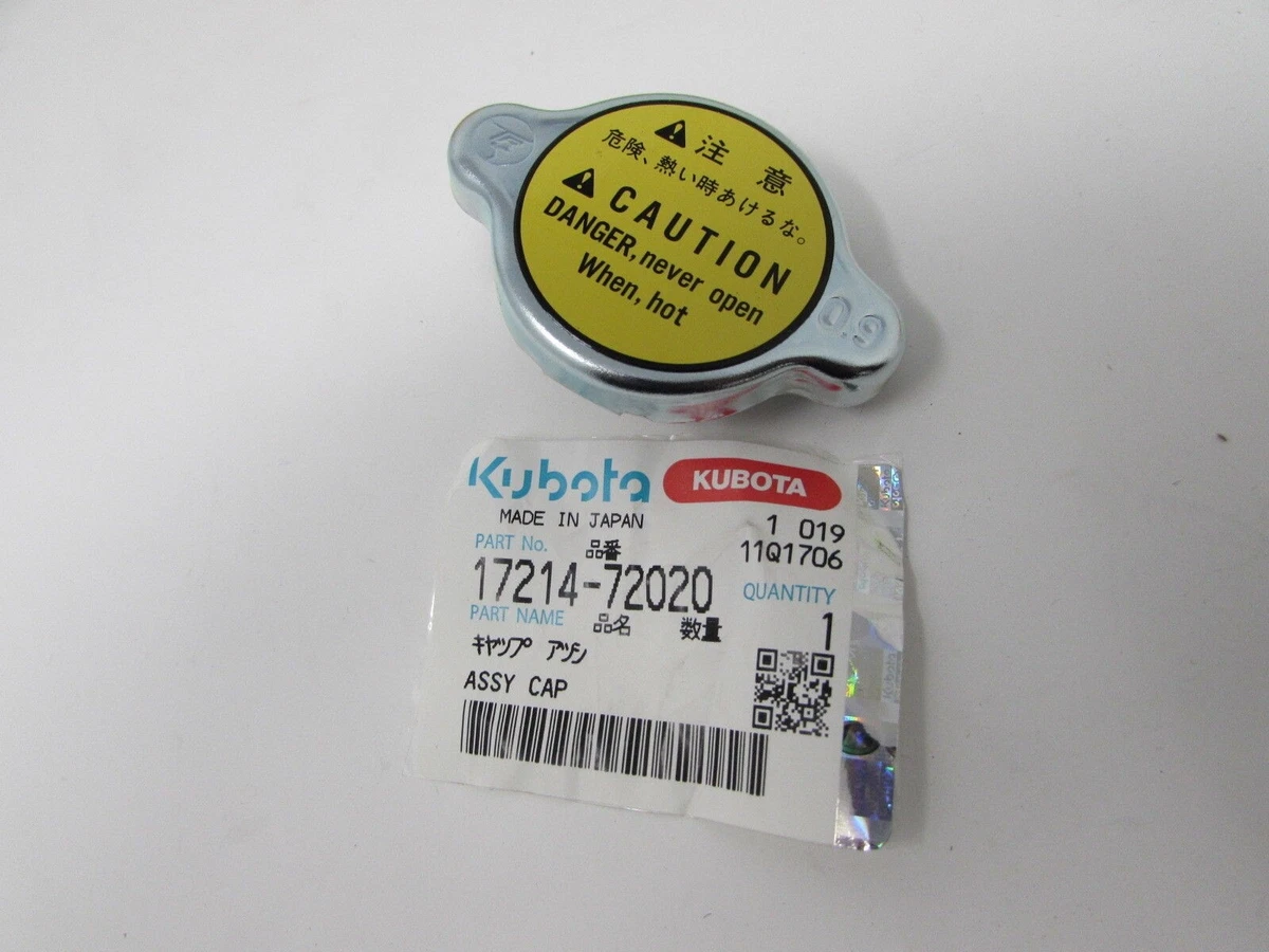 Kubota on sale radiator cap