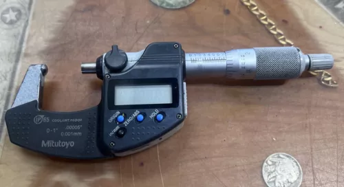 Mitutoyo 395-351-30 Electronic Spherical Face Micrometer