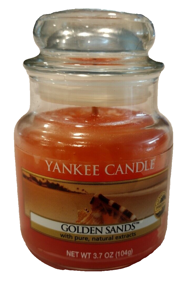 Yankee Candle Golden Sands 3.7 Ounce Single Wick SMALL Jar Candle eBay
