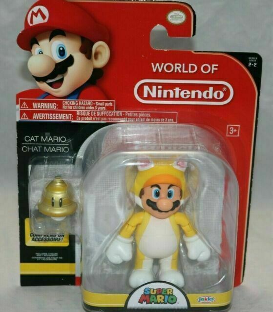 JAKKS Pacific Cat Mario With Super Bell Action Figure for sale online