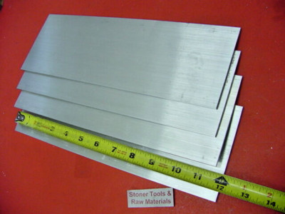4 Pieces 6061-T6511 Aluminum Flat Bar – 1/4" X 1/2" X 12" Long, USA Made Mill Stock For DIY & Fabrication