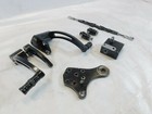 Harley Davidson EVO Softail Custom Fit Black Billet Forward Control Pedals Set