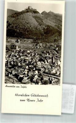 39921060 - 6747 Annweiler mit Kirche St. Josef Ev. Stadtkirche und Burg Trifels