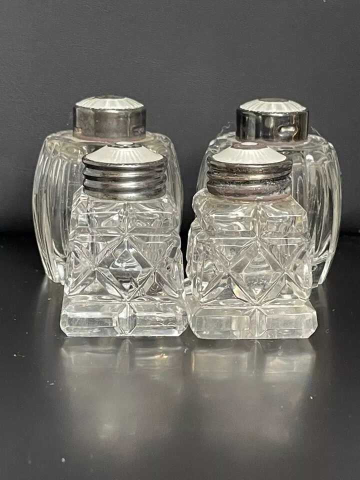 Crystal salt and pepper shakers online