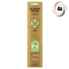 4x Packs Gonesh Incense Sticks #7 Perfumes Of Earthly Wonders - 20 Sticks Each