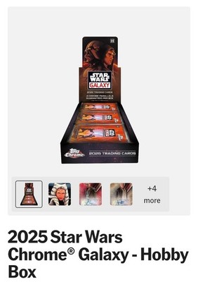 2025 Topps Star Wars Chrome  Galaxy - Hobby Box New & Sealed
