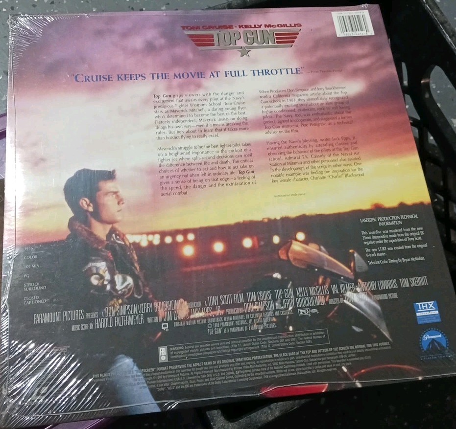 Top Gun (Laserdisc) for sale online | eBay