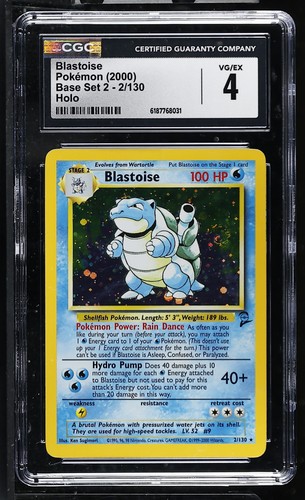 Blastoise graded CGC 4 for sale on eBay