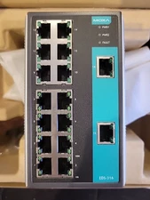 BRAND NEW Moxa EDS-316 Industrial Ethernet Switch FAST FREE SHIPPING USA