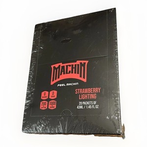 Caffeine Energy Shot Mix Strawberry Lightning 200mg Of Caffeine Per Pouch
