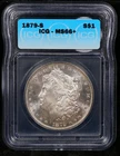 1879-S $1 Silver Morgan Dollar MS 66+ ICG # 7559120141 + Bonus