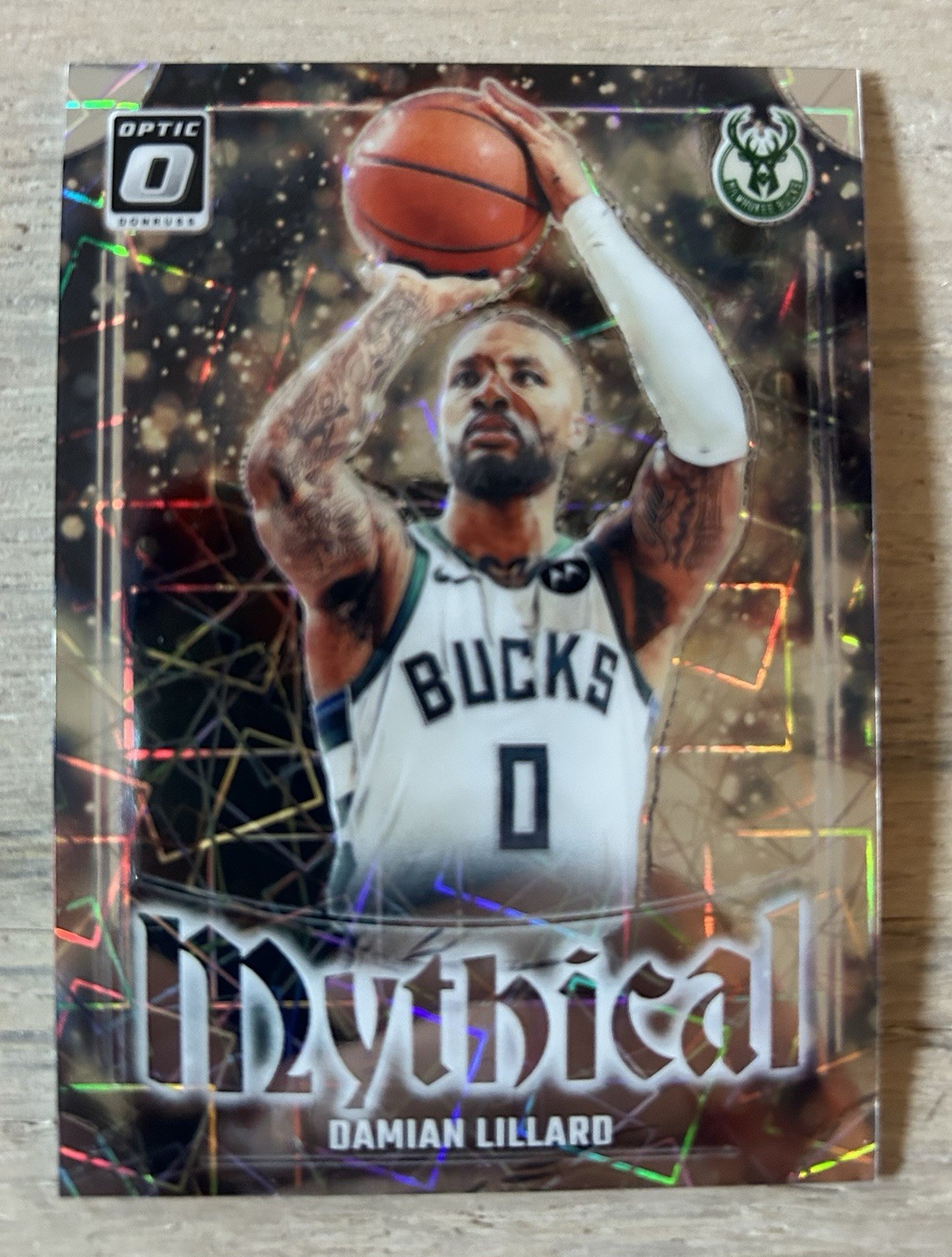 2024-25 Panini Donruss Optic - Mythical Damian Lillard #20 - Case Hit SSP-Bucks