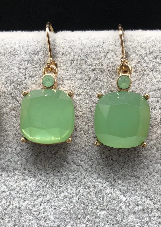 Комплект из 5 QVC Joan Rivers серьги, золотой тон, красный синий зеленый желтый и персиковый - Изображение 4 из 4