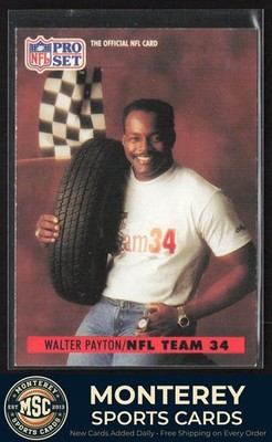 Walter Payton 1991 Pro Set #1 Chicago Bears